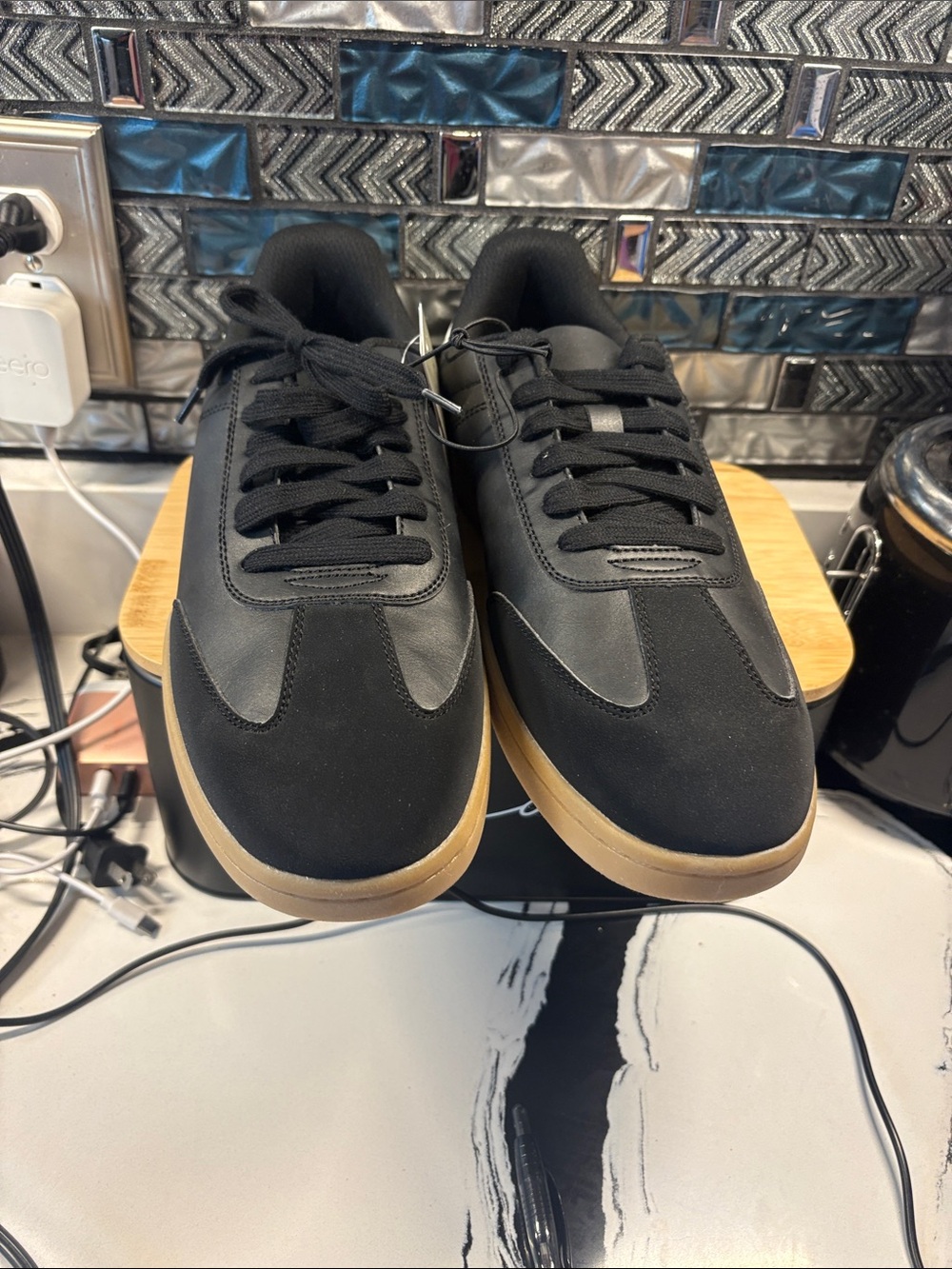Goodfellow & Co Black Sneakers with Gum Outsole